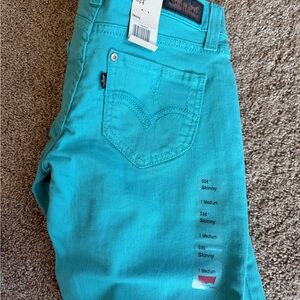 Levi's Vibrant Teal Jeans